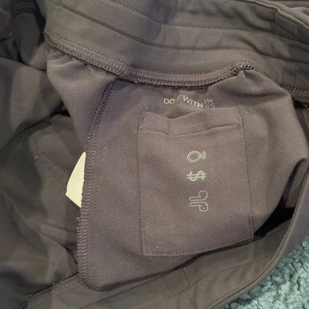 FIGS Zamora Jogger Pants Gray Scrub Cargo Pocket Elastic Waist Women's XL